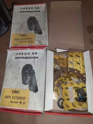 Kit completo cadena distribucion nueva para renault 9 y renault 11.