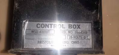 Caja de control nueva / control box de proteccion para camion ejercito militar de la serie m809 813 816 817 818. Ref 11664348 / wsu-4001ut / 2920-00-472-1642 / 19207-11664348