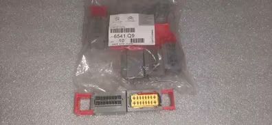 Lote 9 unidades ficha rectangular nuevo y original. Para opel citroen peugeot. Referencia 6541q9.