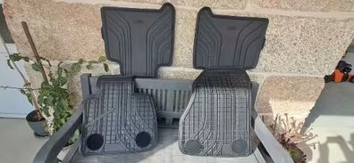Lote 4 alfombras goma originales para bmw serie 2 gran tourer.