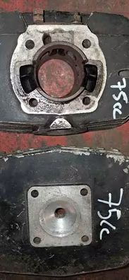 Pareja de cilindro y culata 75cc para derbi fds fdx fdt fd rd.