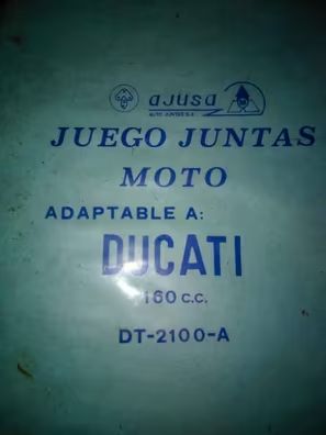 kit de juntas motor nuevos ducati 160