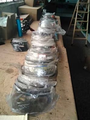 lote viseras nuevas para cascos de moto. ANTIGUO STOCK