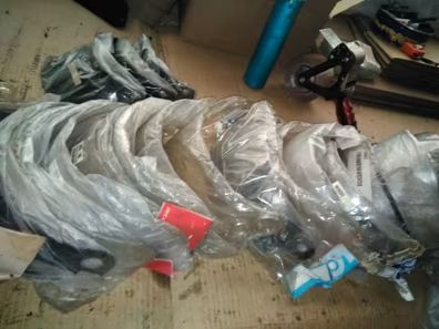 lote viseras nuevas para cascos de moto. ANTIGUO STOCK