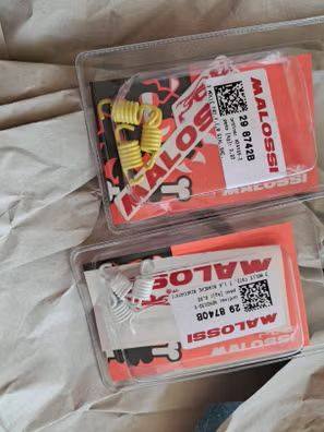 kit 3 muelles de embrague malossi 15€ (amarillos o blancos) derbi variant y otras motos
