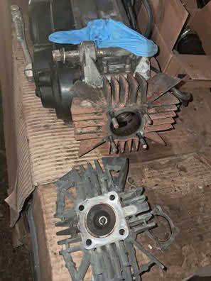 motor completo para derbi variant start 3, trucado a 74cc metrakit hierro