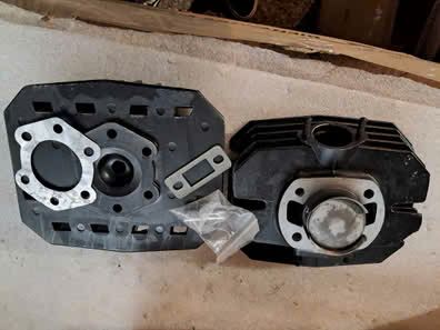 kit completo cilindro piston y culata, todo nuevo de la marca metrakit. para motores derbi diablo c4 y gtv4