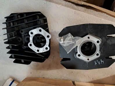 kit completo cilindro piston y culata, todo nuevo de la marca metrakit. para motores derbi diablo c4 y gtv4