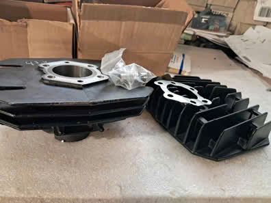 kit completo cilindro piston y culata, todo nuevo de la marca metrakit. para motores derbi diablo c4 y gtv4