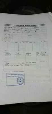 ossa palillos 125cc, matricula de pontevedra, con informe dgt a rehabilitar. bastante completa.